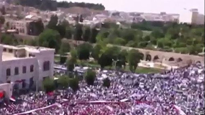 Syria: rallies in different cities supporting Aleppo