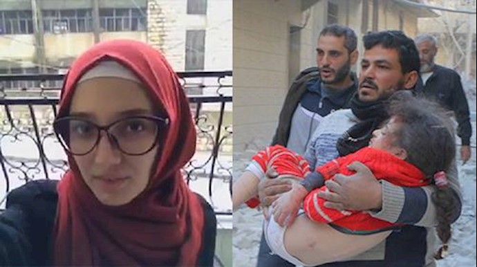  'Lina Shamis message from Aleppo'