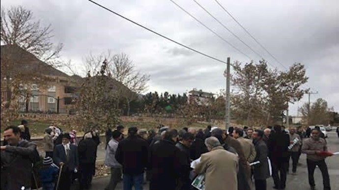 Iran: protest rally in Natanz