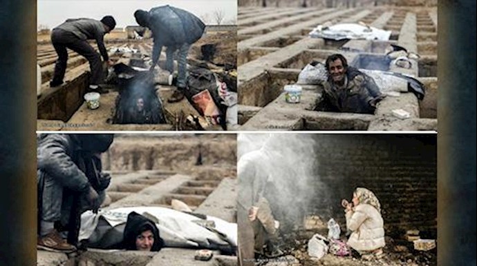 Tehran; Images of homeless living in graves shock Iran