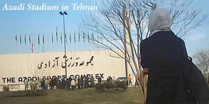 In Iran, women are not admitted in sports stadiums in Kish