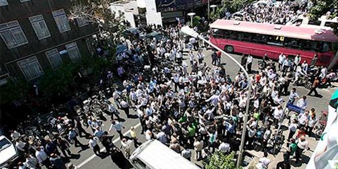 Election rally in western Iran against parliament candidate