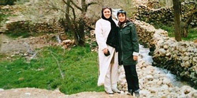  'Mrs. Sholeh Pakravan and her daughter Reyhaneh when she was a teenager'