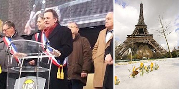 Paris’ first zone mayor calls for support for freedom in Iran