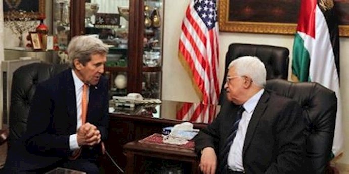 Secretary of State John Kerry met Palestinian president Mahmud Abbas