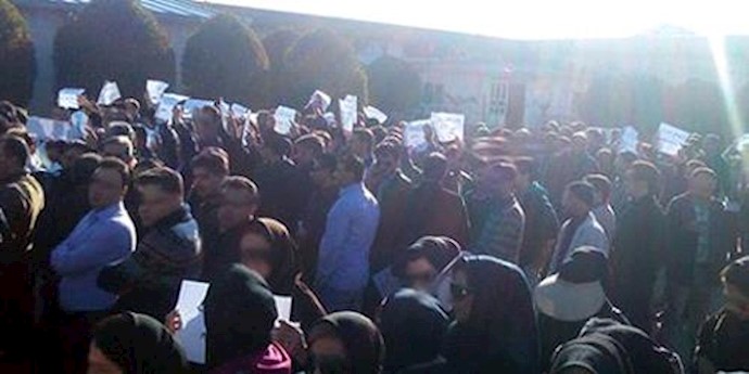 Iran: workers, employees & contractors rally in 2 cities
