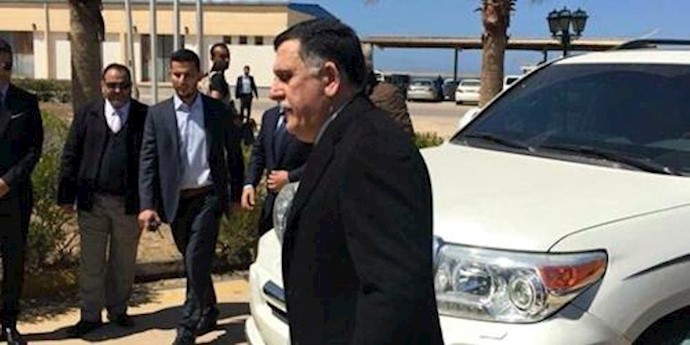  'Fayez Serraj sailed in from neighboring Tunisia to set up a temporary seat of power in a naval base'