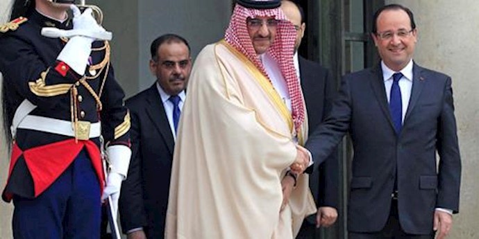 French president met Saudi crown prince in Paris