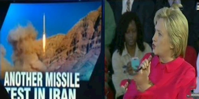 Clinton calls for sanctions against Iran over controversial missile tests