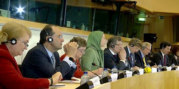  'Maryam Rajavi speaks at EP'