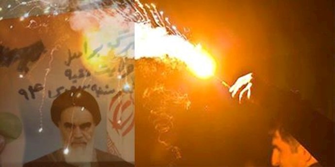  'fire festival celebrations in Iran'