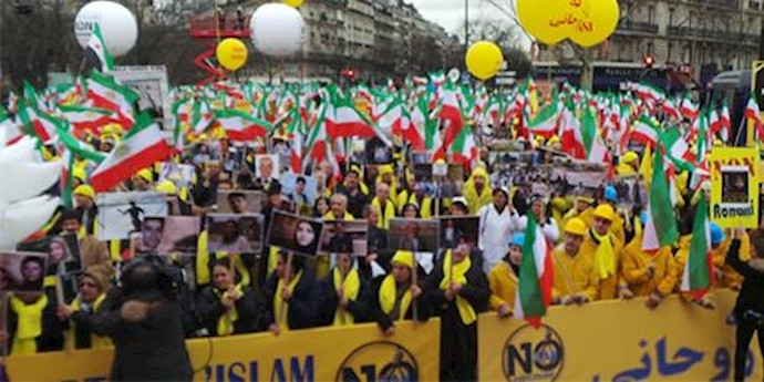 Iranians rally to say No to Rouhani in Austria