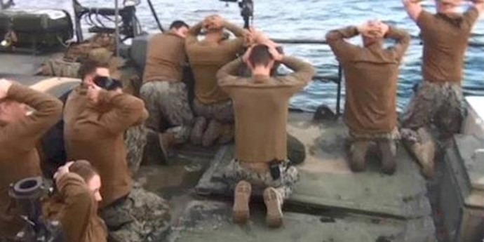 'US Navy intercepted by Iranian forces'