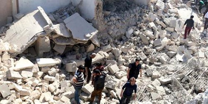 Aleppo hit by Syrian Regime air strikes