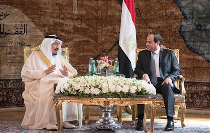 King Salman received a warm welcome in the begging of a five days visit to Egypt