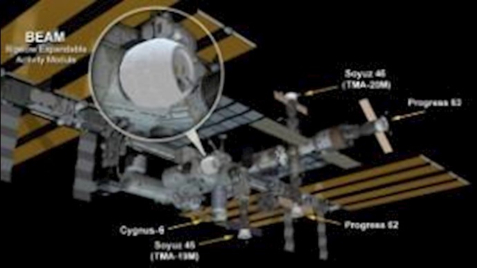 ISS: NASA re-inflates habitat