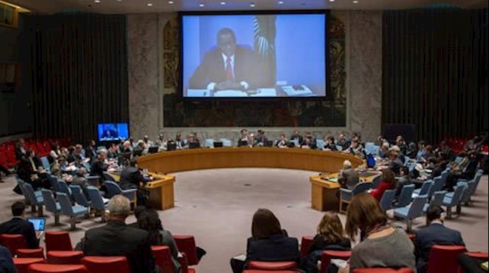  'Wide view of the UN Security Council'