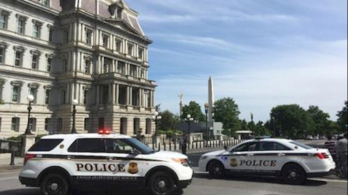 Armed man shot outside White House