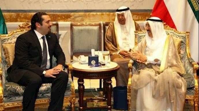 Kuwaiti Emir meets Hariri, Iran’s ‘unacceptable’ interference on Agenda
