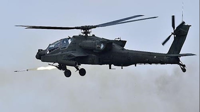  'US Apache helicopters are used for the first time against ISIS'
