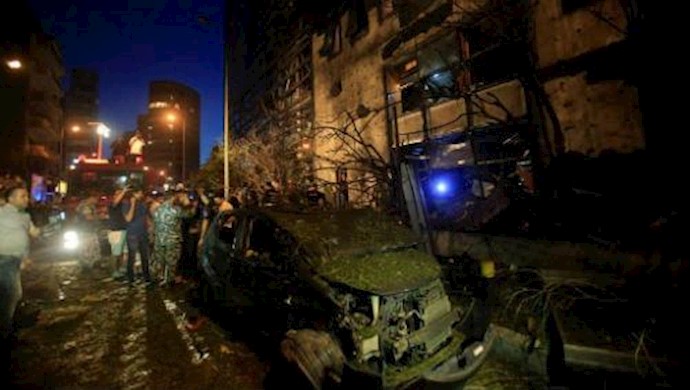 Hezbollah blamed for bomb blast outside Blom Bank in Beirut