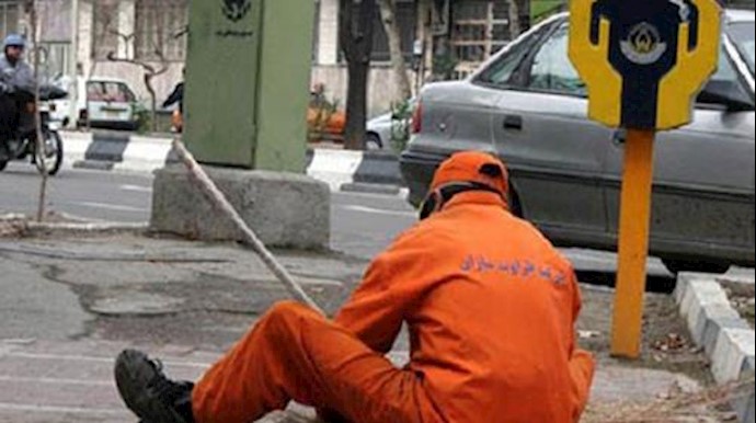  'Frustrated Iranian municipal woker sets himself ablaze'