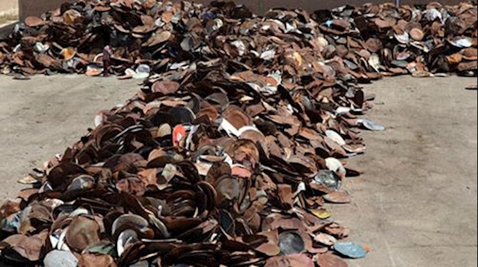 The extremist regime of Iran has destroyed 100,000 satellite dishes as part of crackdown campaign