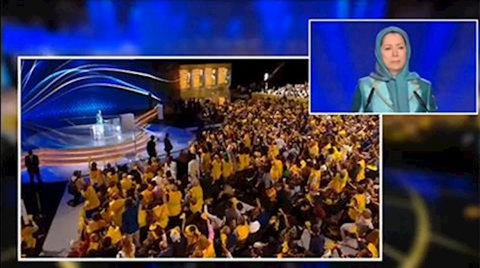 100,000 gather in Free Iran rally in Paris
