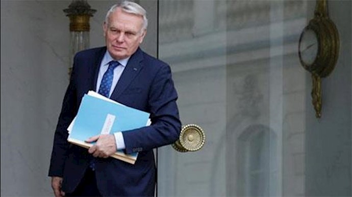  'French Foreign Minister Jean-Marc Ayrault leaves the weekly cabinet meeting at the Elysee Palace in Paris, France '