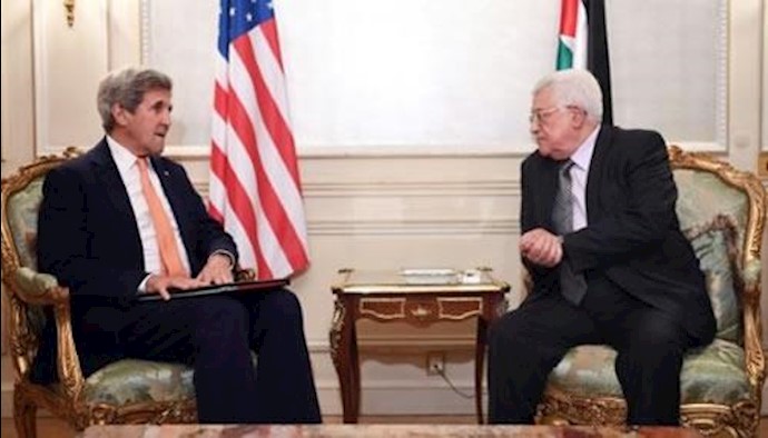 Palestinian President Mahmud Abbas meets US and French foreign ministers in Paris Palestinian President Mahmud Abbas meets US and French foreign ministers in Paris