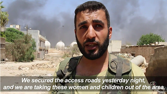 Syrian regime used residents as human shields