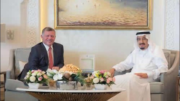 King Salman met with King Abdullah of Jordan