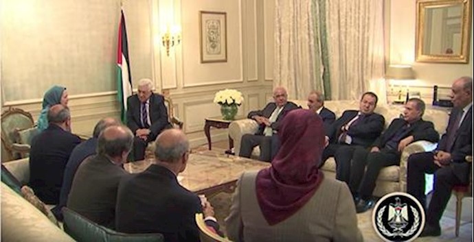 Maryam Rajavi and Mahmoud Abbas call to combat fundamentalism and terrorism in the region