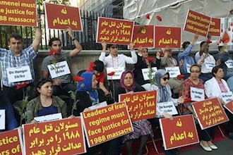 PMOI supporters stage global demonstrations protesting the wave of mass executions in Iran