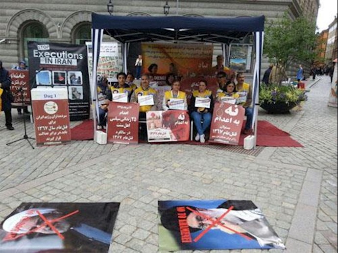 3-Day Campaign of hunger strike in Sweden lunched to draw attention to massacre of political prisoners in Iran