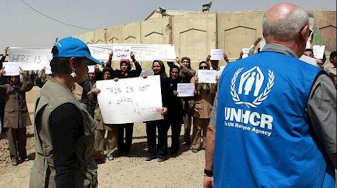  'UNHCI members in Camp Liberty prior to camp '