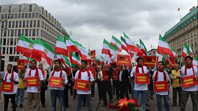 Major demonstration and rally in Berlin in protest to wave of executions in Iran