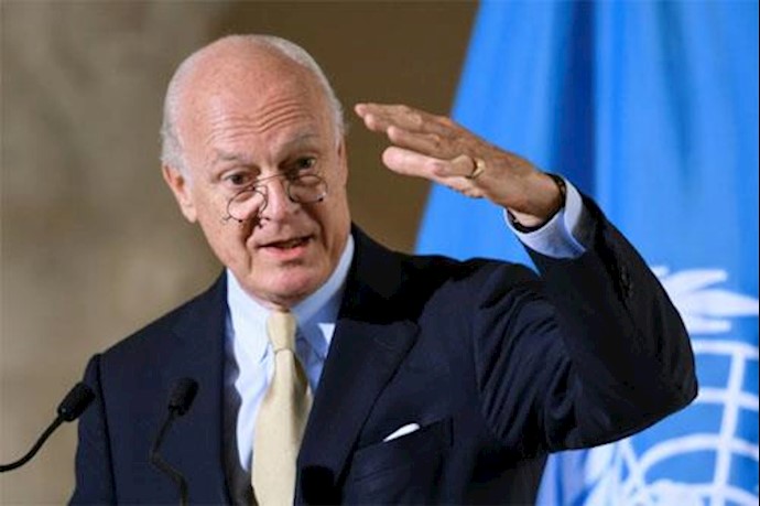 UN envoy says Syria talks ‘very difficult with bombs falling’