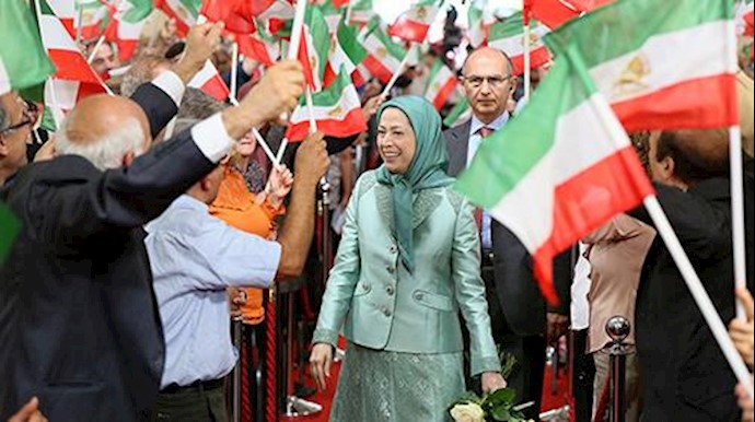  'Iranians celebrated the successful conclusion of Camp Liberty residents relocation from Iraq to Europe at the office of the NCRI in Paris'