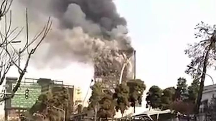 At least 50 people killed in the landmark high rise building fire in Tehran +Video