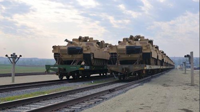  'US would reinforce its military presence in the Middle East'