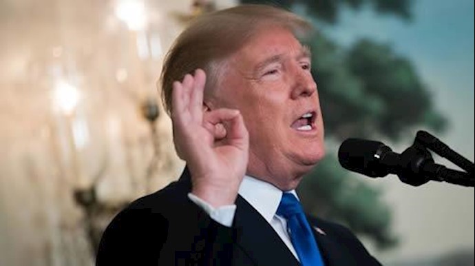  'U.S. President Donald Trump makes a statement on the administrations strategy for dealing with Iran'