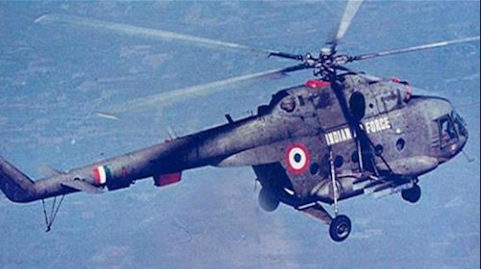 Indian military helicopter crashes near China border, seven dead