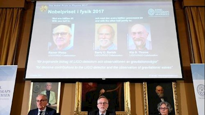 US trio wins physics Nobel for detection of waves from black hole collisions