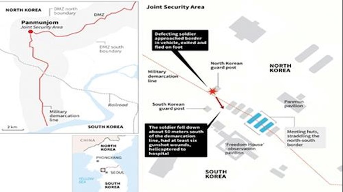 Dramatic footage shows N. Korea defector’s border dash+VIDEO