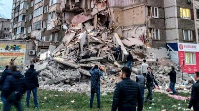At least three dead as nine-story building collapses in Russia