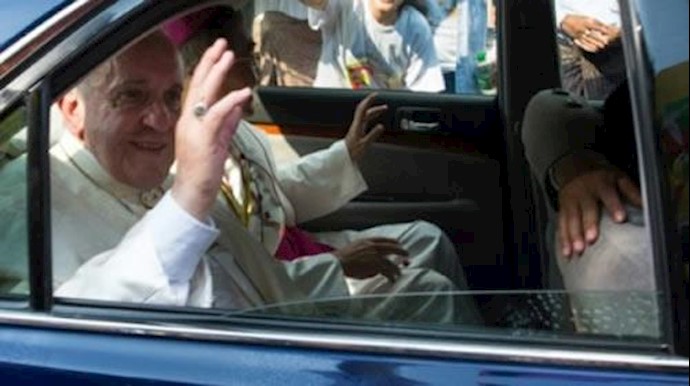  'Pope Francis arrived in Myanmar on Monday in a rare trip to South Asia'