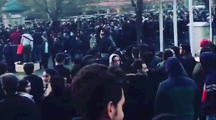 Iran, Tehran; Demonstrators shout ‘don’t be afraid, we are all together