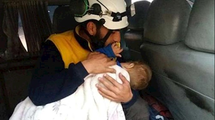 Children are the victims of Assad shelling on Hama