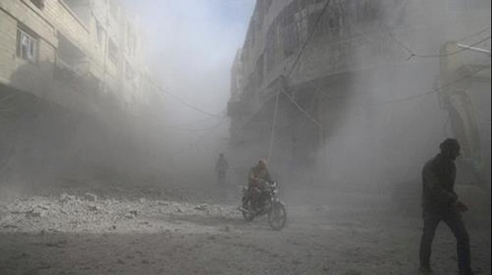 Syrian, Russian jets bomb residential areas in eastern Ghouta: witnesses, monitor